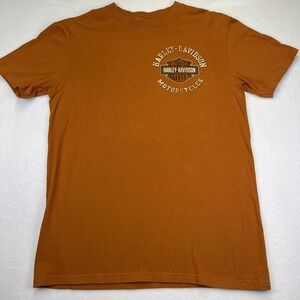 Harley-Davidson Charleston‎ SC size L  t-shirt motorcycle orange 2012